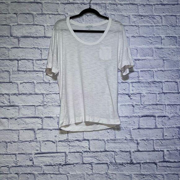 JAMES PERSE Women's Crewneck Tee Shirt Top White size 2 Medium - Picture 13 of 13